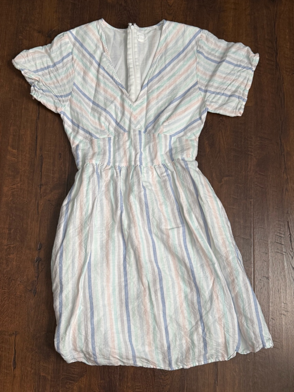 GAP striped linen dress